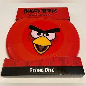Angry Birds Flying Disc Toy Frisbee Red Terence Brand New